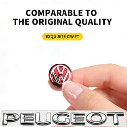 5/10Pcs 14mm Car Remote Key Stickers Badge Emblem Car Accessories For VW Scirocco Polo T5 Passat b6 Golf mk5 Tiguan Jetta CC MK7