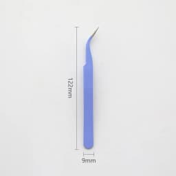 Stainless Steel Multipurpose Eyebrow Tweezers for Makeup Nail Art Rhinestone Pick Tool - Precision Decoration Grooming