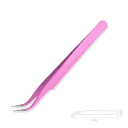 Stainless Steel Multipurpose Eyebrow Tweezers for Makeup Nail Art Rhinestone Pick Tool - Precision Decoration Grooming