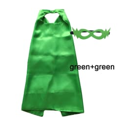 Superhero Capes with Mask REVERSIBLE Two Colored Child Cape Birthday Party Favor Satin Solid Capes Boys Girls Satin Capes