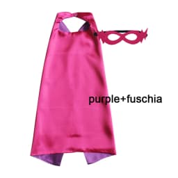 Superhero Capes with Mask REVERSIBLE Two Colored Child Cape Birthday Party Favor Satin Solid Capes Boys Girls Satin Capes