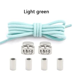Elastic No Tie Shoe Laces Shoelaces for Sneaker Stretching Metal Buckle Lock Laces Quick Rubber Shoelace Round Shoestrings New