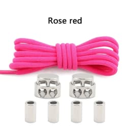 Elastic No Tie Shoe Laces Shoelaces for Sneaker Stretching Metal Buckle Lock Laces Quick Rubber Shoelace Round Shoestrings New