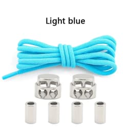 Elastic No Tie Shoe Laces Shoelaces for Sneaker Stretching Metal Buckle Lock Laces Quick Rubber Shoelace Round Shoestrings New