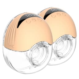 Wearable Breast Pump 210ML Large Capacity Hands Free Electric Portable Breast Pump BPA-free with LED Display 4 Modes & 12 Levels