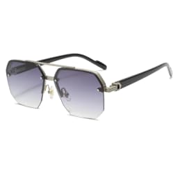 New Fashion Sunglasses Cool Men Vintage Brand Design Metal Square Sun Glasses Women Shades UV400 Oculos De Sol
