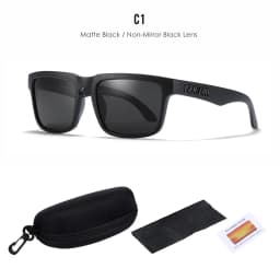 2025 Kdeam New Polarized Sunglasses for Men Women Fashion Unisex Brand Trendy Outdoor Eyewear For Couple Red Lens