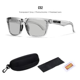 2025 Kdeam New Polarized Sunglasses for Men Women Fashion Unisex Brand Trendy Outdoor Eyewear For Couple Red Lens