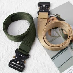 1pc 120cm Men's Nylon Sports Tactical Belts Black Gray Green Corset Belt for Men