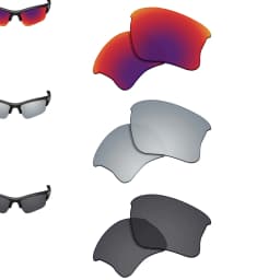 SmartVLT Polarized Replacement Lenses for Oakley Flak Jacket XLJ 63mm Sunglasses Frame - Multiple Options