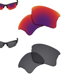 SmartVLT Polarized Replacement Lenses for Oakley Flak Jacket XLJ 63mm Sunglasses Frame - Multiple Options