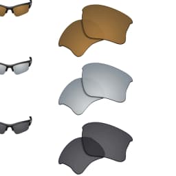SmartVLT Polarized Replacement Lenses for Oakley Flak Jacket XLJ 63mm Sunglasses Frame - Multiple Options