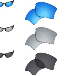SmartVLT Polarized Replacement Lenses for Oakley Flak Jacket XLJ 63mm Sunglasses Frame - Multiple Options