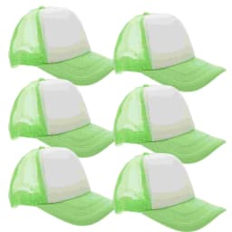 10 Pcs Polyester Mesh Blank Baseball Cap Adjustable Snapback Trucker Hat Diy Sublimation Hats Lightweight Breathable HatsCaps