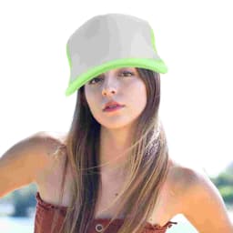 10 Pcs Polyester Mesh Blank Baseball Cap Adjustable Snapback Trucker Hat Diy Sublimation Hats Lightweight Breathable HatsCaps