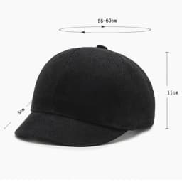 New Short Brim Solid Color Outdoor Shade Men Baseball Cap Spring Autumn Adjustable Korean Version Dad Hat Peaked Cap