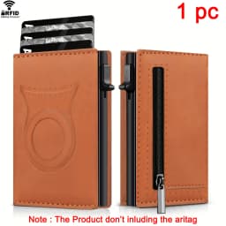 Anti-theft Wallet Men Rfid Credit Card Holder for Apple Airtag Men Bank Cardholder Case Slim Minimalist Smart Air Tag Wallet