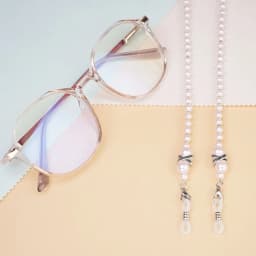 Imitation Pearl Reading Glasses Chain Glasses Accessories Beaded Chain Sunglass Lanyard Straps 75cm Eyeglasses Hanging Rope