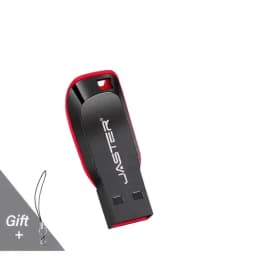 JASTER Plastic USB Flash Drive 128GB Key Chain Memory Stick 64GB Mini Pen Drive 32GB Black Creative Business Gift 16GB 8GB 4GB