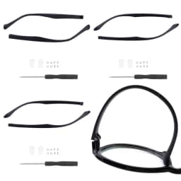 1 Pair Eyeglasses Temple Arm Single Tooth Double Tooth TR90 Eyeglasses Replacement Leg Repair Eyewear Accessories