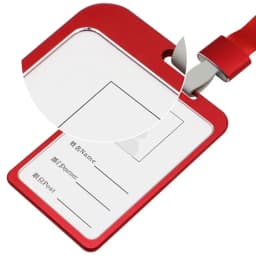 Fashion Unisex Card Cover Women Lanyard Aluminum Alloy Work ID Card Holder Business Work Card ID Badge Holder Metal Bags Case