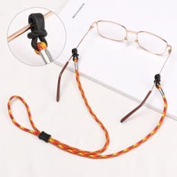 Women Men Sports Glasses Chain Holder Necklace Sunglasses Lanyard Non-slip Reading Glasses Holder Strap Eyewear Braid