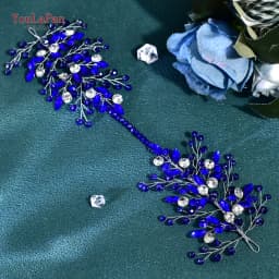 YouLaPan Bride Pearl Headband Rhinestone Chain Wedding Women Hair Pieces Handmade Headwear Trendy Party Hair Accessories HP739