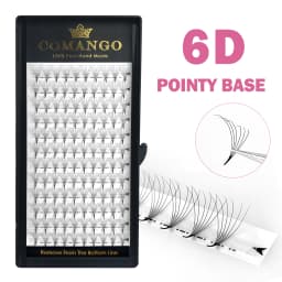 CoMango 120/300Fans Premade Volume Fans Wispy Mink Pointy Base Eyelashes Extension 3D/6D/10D/12D/14D/16D Imported Material PBT