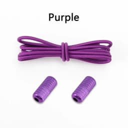 Round Elastic Shoe Laces No Tie Shoelaces Sneakers Shoelace Without Ties Metal Capsules Lock Shoes Accessories for Kids Adult