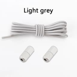 Round Elastic Shoe Laces No Tie Shoelaces Sneakers Shoelace Without Ties Metal Capsules Lock Shoes Accessories for Kids Adult
