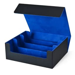 Trading Card Storage Box, Can Hold 1800+ Single Decks, Magnetic Closure PU Leather Card Box, Fits for TCG, Yugioh Cards