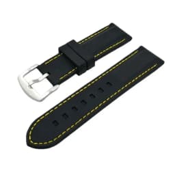 Rubber Strap 18mm 20mm 22mm 24mm 26mm Band Silicone Wristband Waterproof Bracelet Sport Watchband Universal Replacement Belt