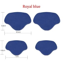 4Pcs Sneaker Heel Repair Pad Adjustable Size Wear-resistant Footbed Invisible Heel Repair Pad Repair Shoe Hole Pad Back Sticker
