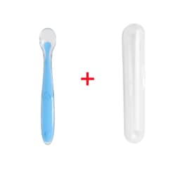 BPA Free Baby Silicone Spoons First Stage Infant Soft Spoons Baby Training Feeding Spoon Toddler Complementary Food Spoon