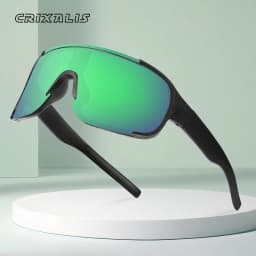 CRIXALIS Oversized Mirror Sunglasses Men Women Outdoor Hiking Sun Glasses Trendy Skiing Sports Goggle Shades Male UV Protection