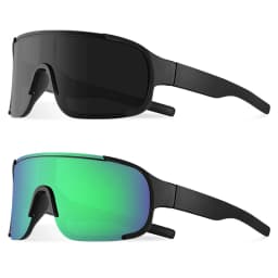 CRIXALIS Oversized Mirror Sunglasses Men Women Outdoor Hiking Sun Glasses Trendy Skiing Sports Goggle Shades Male UV Protection