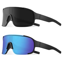 CRIXALIS Oversized Mirror Sunglasses Men Women Outdoor Hiking Sun Glasses Trendy Skiing Sports Goggle Shades Male UV Protection