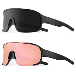 CRIXALIS Oversized Mirror Sunglasses Men Women Outdoor Hiking Sun Glasses Trendy Skiing Sports Goggle Shades Male UV Protection