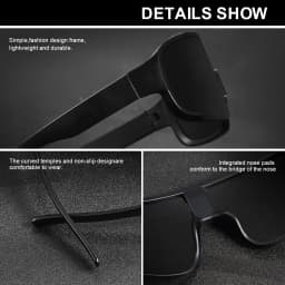 CRIXALIS Oversized Mirror Sunglasses Men Women Outdoor Hiking Sun Glasses Trendy Skiing Sports Goggle Shades Male UV Protection