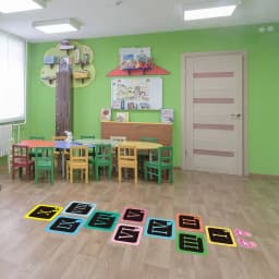 Home Nursery Kindergarten Decoration Number Grids Hopscotch Game Floor Stickers Parent-child Gift