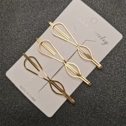 Simple Geometric Hairpins for Women Barrettes Headwears Girls BB Clips Headdress Barrettes Korean Hair Styling Accessories Gifts