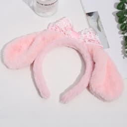 Recruiting Peach Blossoms~Cute Plush Flower Hair Hoop Female Cartoon Sweet Hair Hairpin Wash Anti slip Headband Hair Accessories