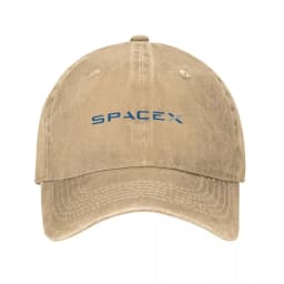 Vintage SpaceX Space X Logo Elon Musk Baseball Caps Distressed Washed Snapback Cap Falcon Heavy Rocket Outdoor Summer Hats Cap