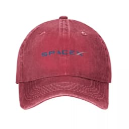 Vintage SpaceX Space X Logo Elon Musk Baseball Caps Distressed Washed Snapback Cap Falcon Heavy Rocket Outdoor Summer Hats Cap