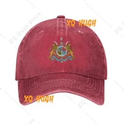 Custom Cotton Imperial Coat Of Arms Of Iran Baseball Cap Men Women Adjustable Iranian Lion Dad Hat Outdoor