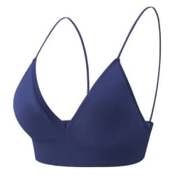 V Neck Seamless Triangle Cup Bra Camisole Underwear Wrapped Chest Women S M L Breathable Gather Up Sports Fitness Yoga Casual