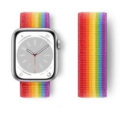 Nylon Loop Strap For Apple Watch band 44mm 45mm 40mm 42mm 41mm 38mm Bracelet belt Correa iWatch Series 9 4 5 6 Se 7 8 Ultra 49mm