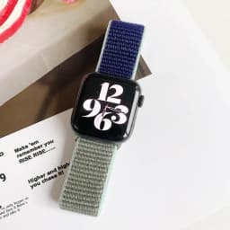 Nylon Loop Strap For Apple Watch band 44mm 45mm 40mm 42mm 41mm 38mm Bracelet belt Correa iWatch Series 9 4 5 6 Se 7 8 Ultra 49mm