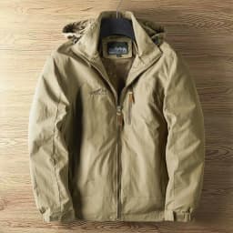 Men's Fashion Spring and Autumn Casual Outdoor Jackets Thin Section Punching Jacket With Hat Men Versatile Clambing Streetwear