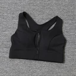 2026 New Front Zipper Adjustment High Strength Shockproof Gathered Sexy Cross Back Workout Sports Bra For Women